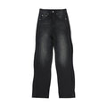 MEDM Basic Paragraph Wide Leg Denim Pants