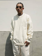 S45 Embroidered Logo Multicolor Knit Sweater