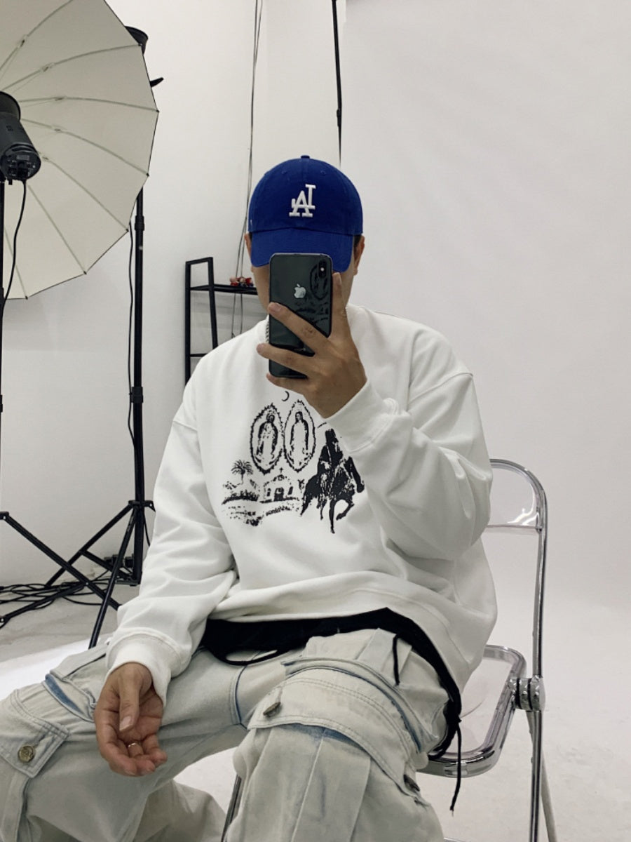 F3F Select Abstract Print Sweatshirts