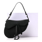 Ultra Matte Calfskin Saddle Bag Black