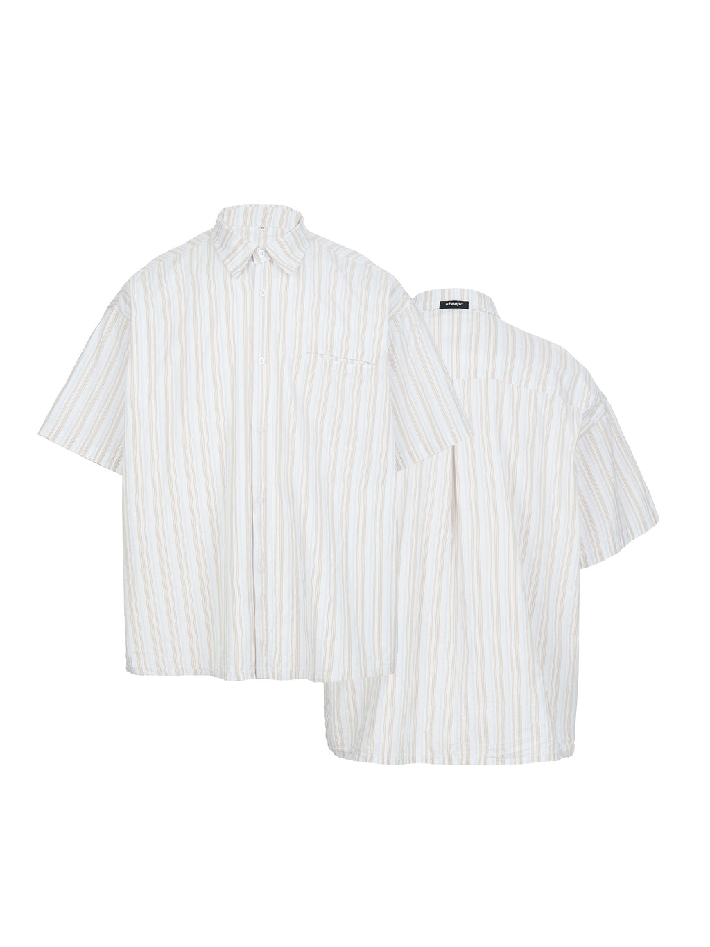 STEEPC Striped Simple Loose Shirt