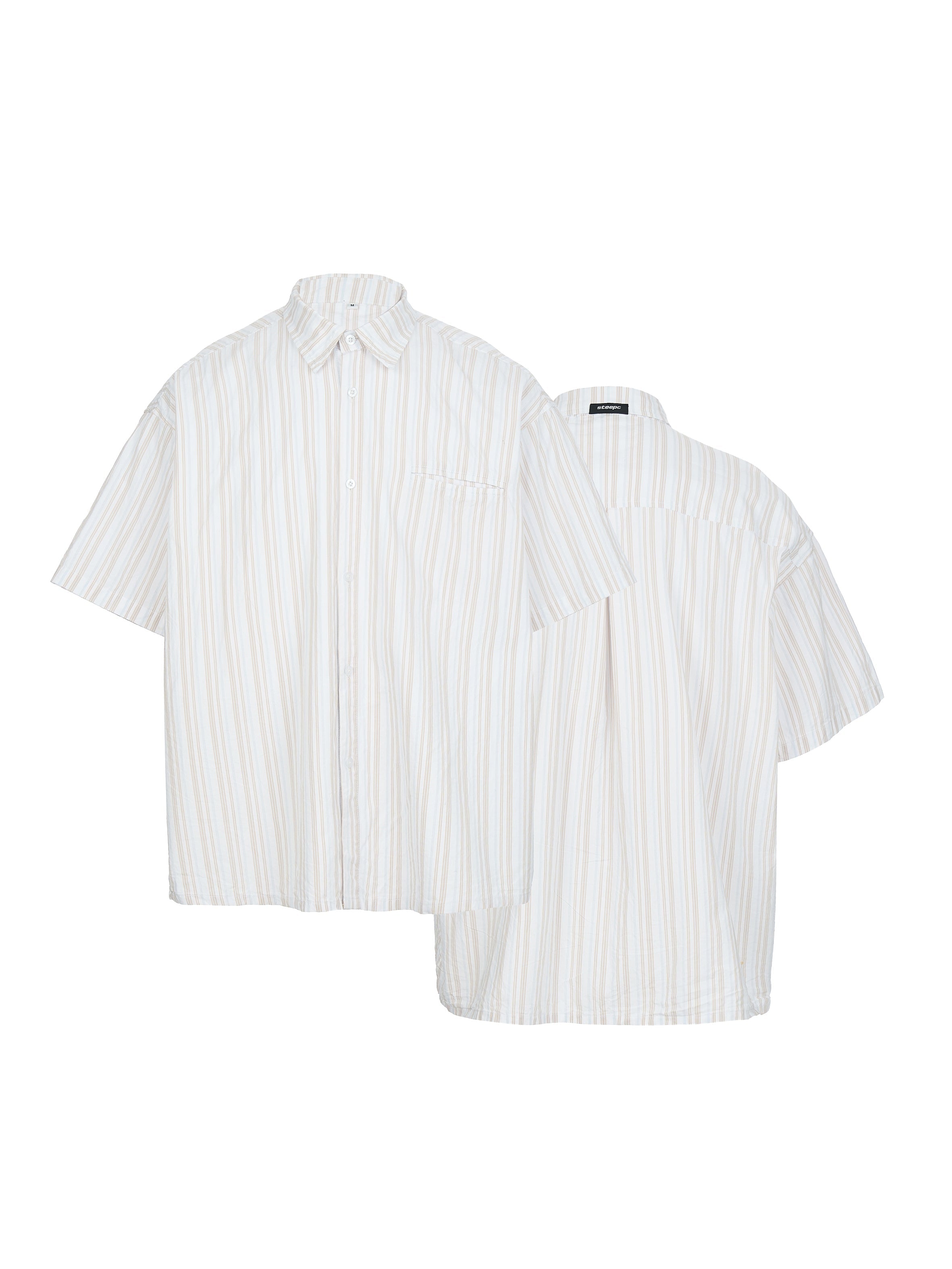 STEEPC Striped Simple Loose Shirt