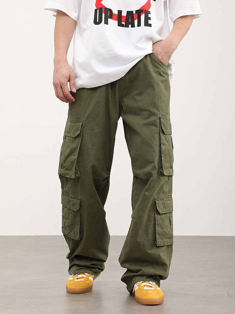 F3F Select Washed & Aged 3D Multi Pocket Work Pants