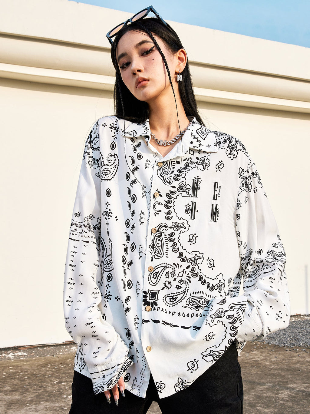MEDM Cashew Flower Long Sleeved Shirt