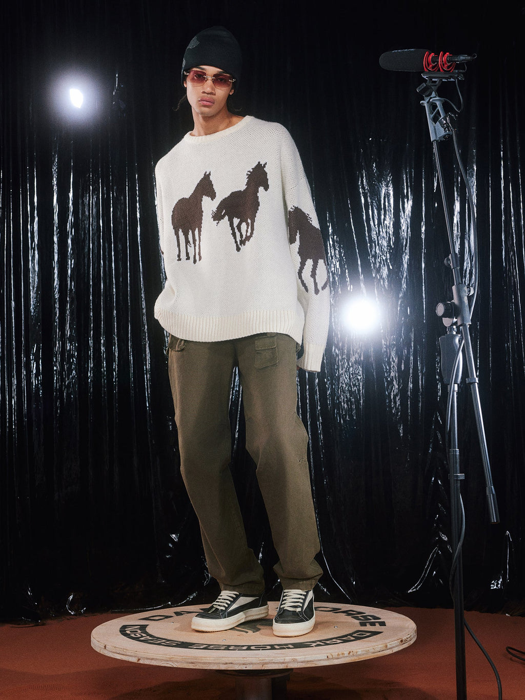 AFGK Dark Horse Jacquard Knit Sweater