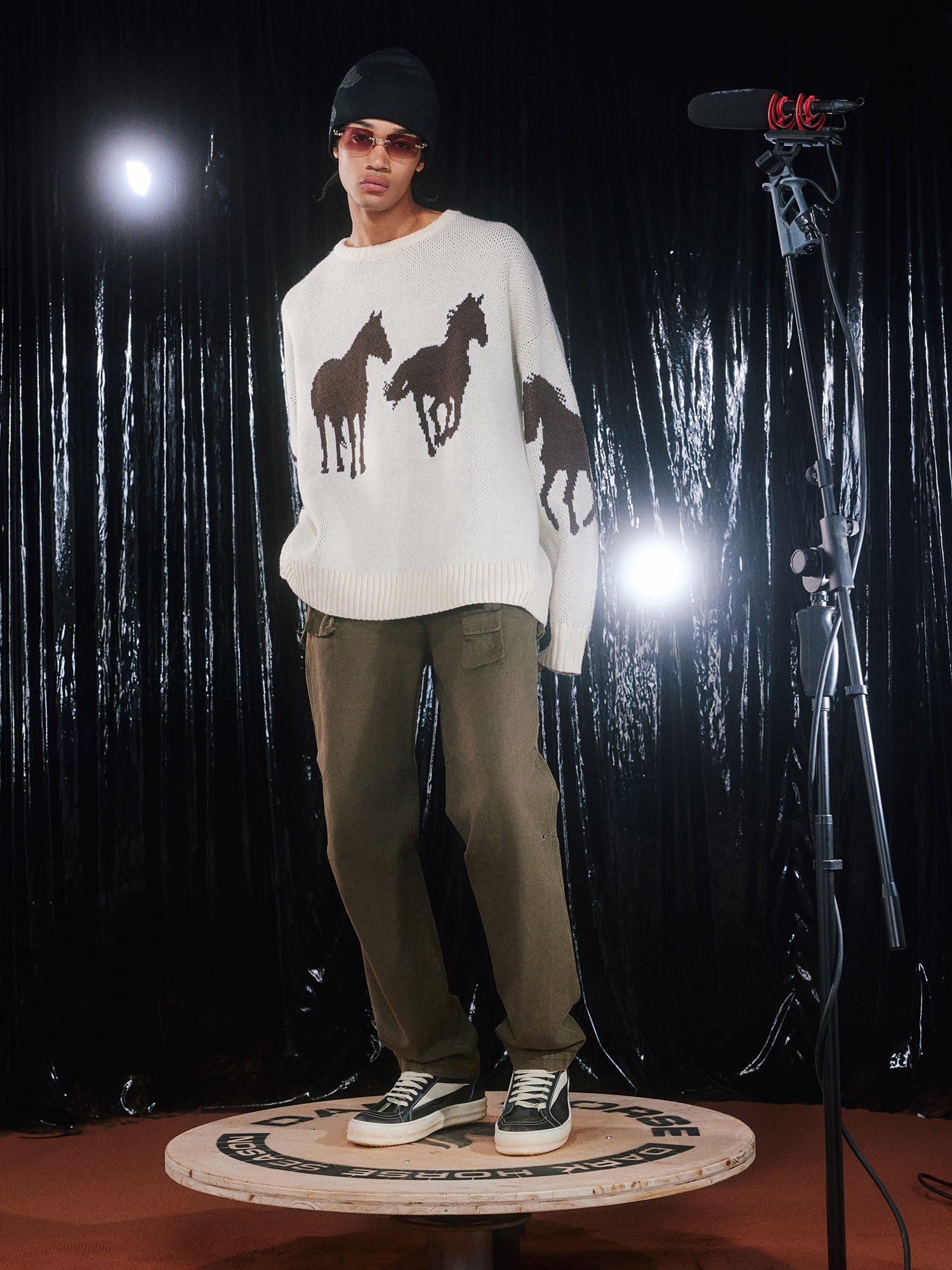 AFGK Dark Horse Jacquard Knit Sweater