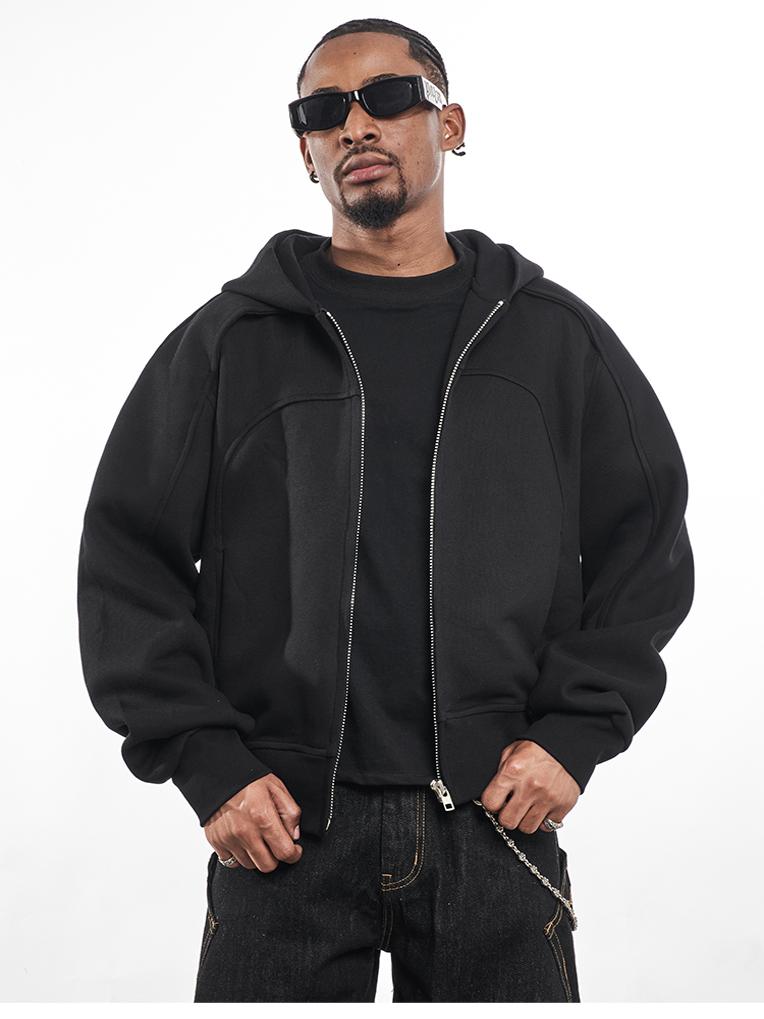 F3F Select Deconstructed Zip Up Hoodie