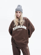 Harsh and Cruel Teenage Printed Loose Sweatshirts
