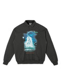 F2CE Retro Vintage Print Polo Sweatshirts