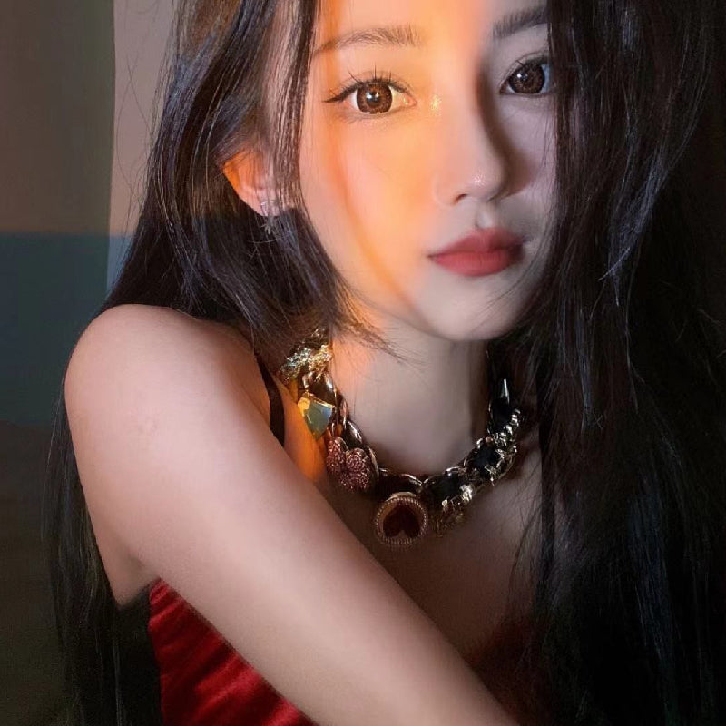 NboStore × Supplier Pearl Love Rotatable Necklace