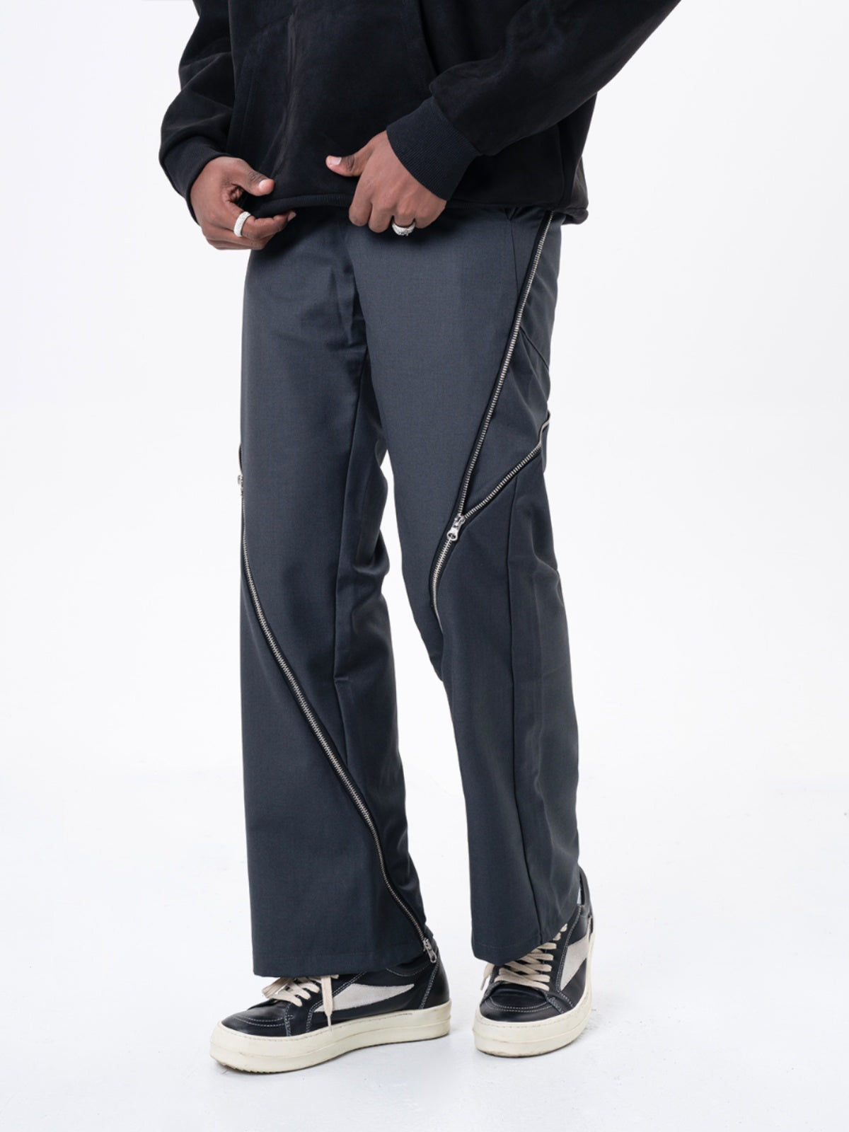 F3F Select Flow Zipper Open Design Suit Pants