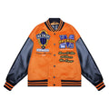 MEDM Patchwork Embroidered Baseball Jacket