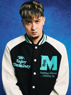 MEDM Font Typography Varsity Jacket