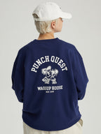 Wassup House Eagle Boxer Printing Sweatshirt