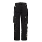 F2CE Multi Zipper Pockets Functional Work Cargo Pants