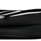 Ultra Matte Calfskin Saddle Bag Black