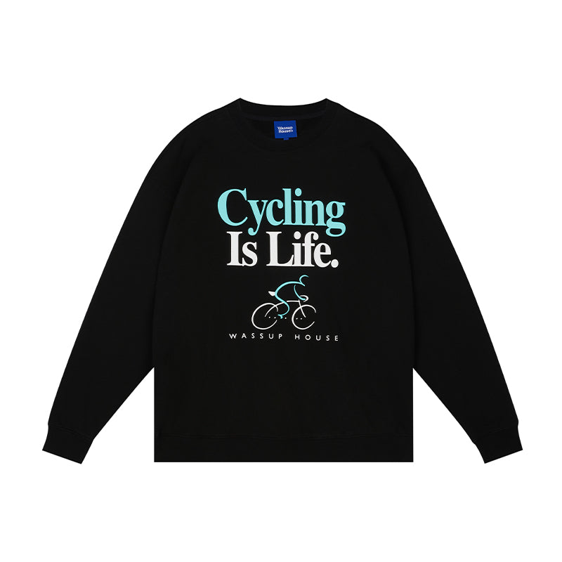 Wassup House LIFE Printed Sweatshirt