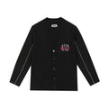 MEDM V Neck Embroidered Knit Cardigan
