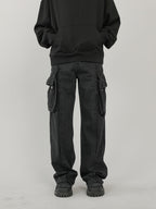 F3F Select Fringe Multi Pocket Work Cargo Jeans