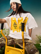 YADcrew “Love Caution Seal” Print Tee