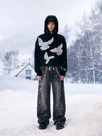 YADcrew Lace Peace Dove Hoodie
