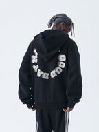 Harsh and Cruel Circular 3D LOGO Hoodie Knit Sweater