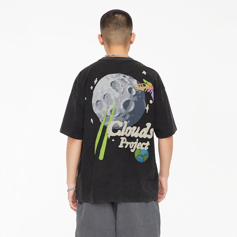 F2CE Foam Moon Print Tee