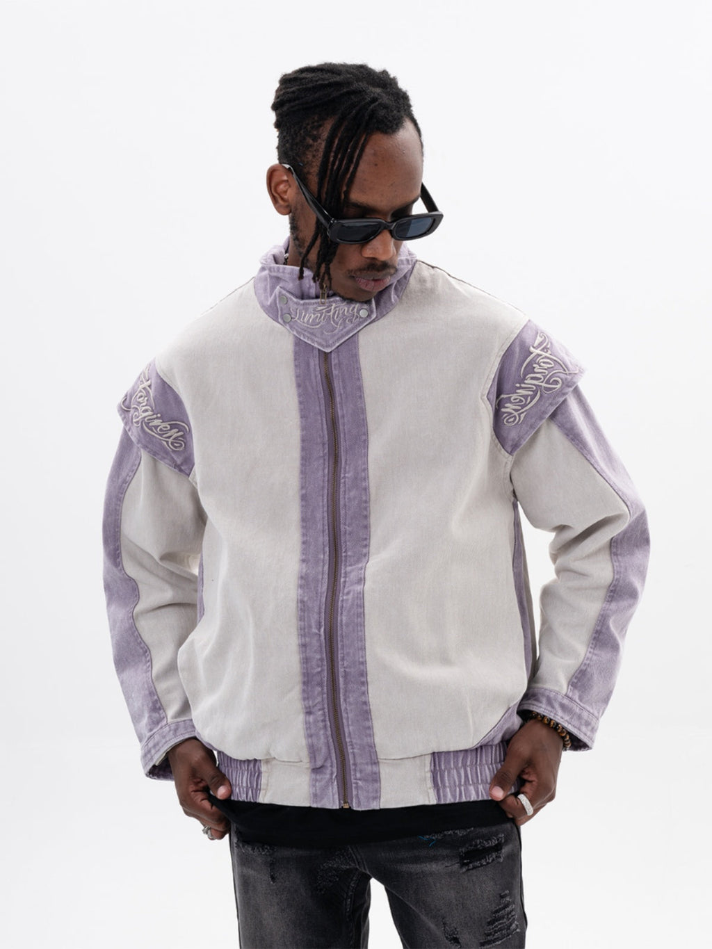 F3F Select Embroidery Old Denim Jacket