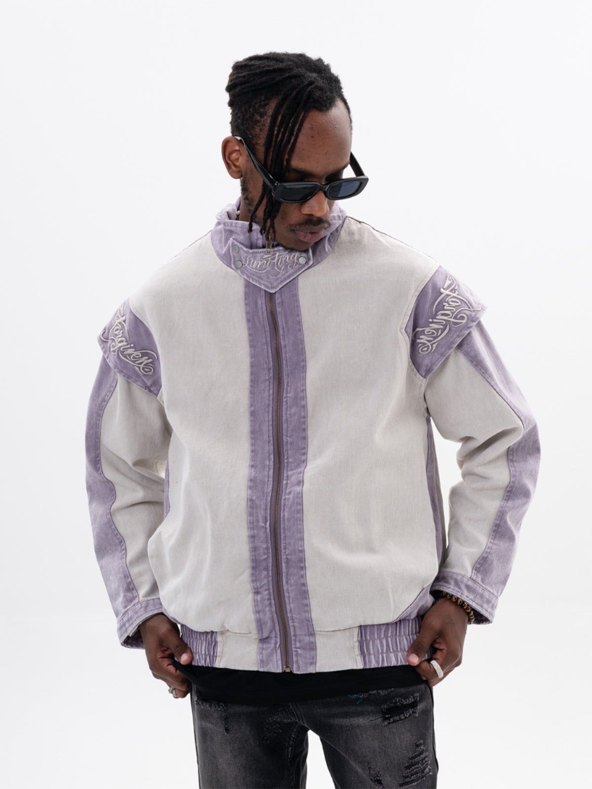 F3F Select Embroidery Old Denim Jacket