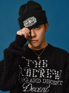 YADcrew Pearl Puzzle Logo Beanie
