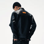 ANTIDOTE LOGO Motorcycle PU Leather Jacket