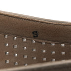 Suede Goatskin Mens Enrique Espadrilles 42 Beige Sable