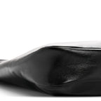 Shiny Softy Calfskin Ivy Bag Black