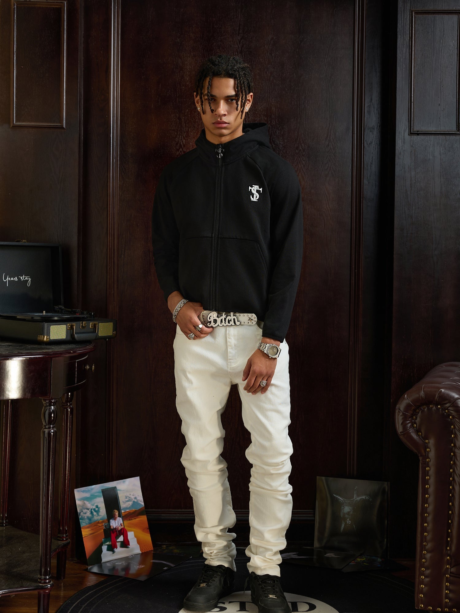 Small Town Kid Basic Windwalker Zip Up Hoodie