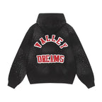 Vale Forever Pluto Clustered Zip Up Hoodie Black
