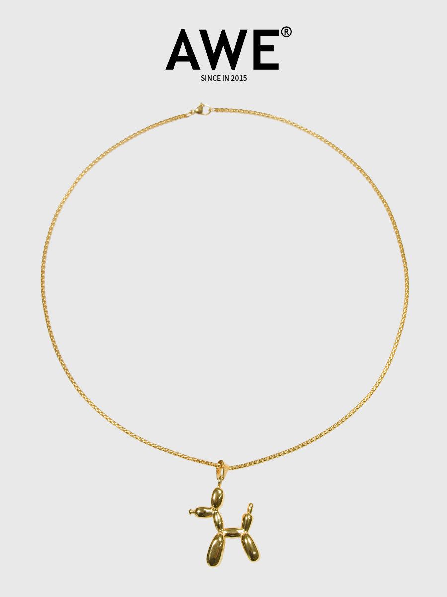 AWE Balloon Dog Necklace