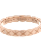 18K Beige Gold Mini Coco Crush Ring 57 8