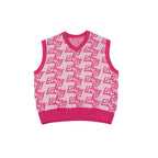 S45 Full Print Logo Knit Vest