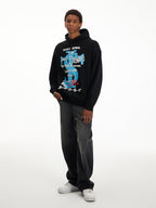 Small Town Kid Graffiti Font Print Hoodie
