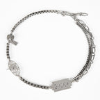 SALUTE ACADEMY x K.O.O.D KS Blade Multi Chain Necklace