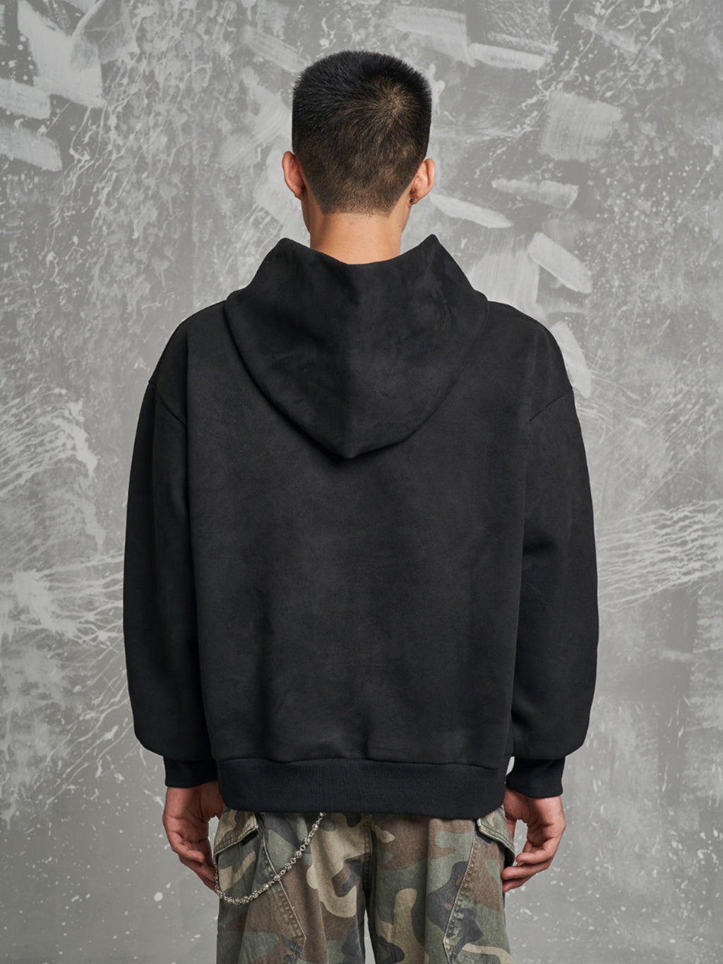 F3F Select 3D Printing Suede Hoodie