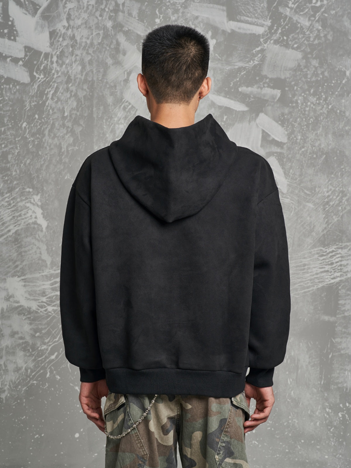 F3F Select 3D Printing Suede Hoodie