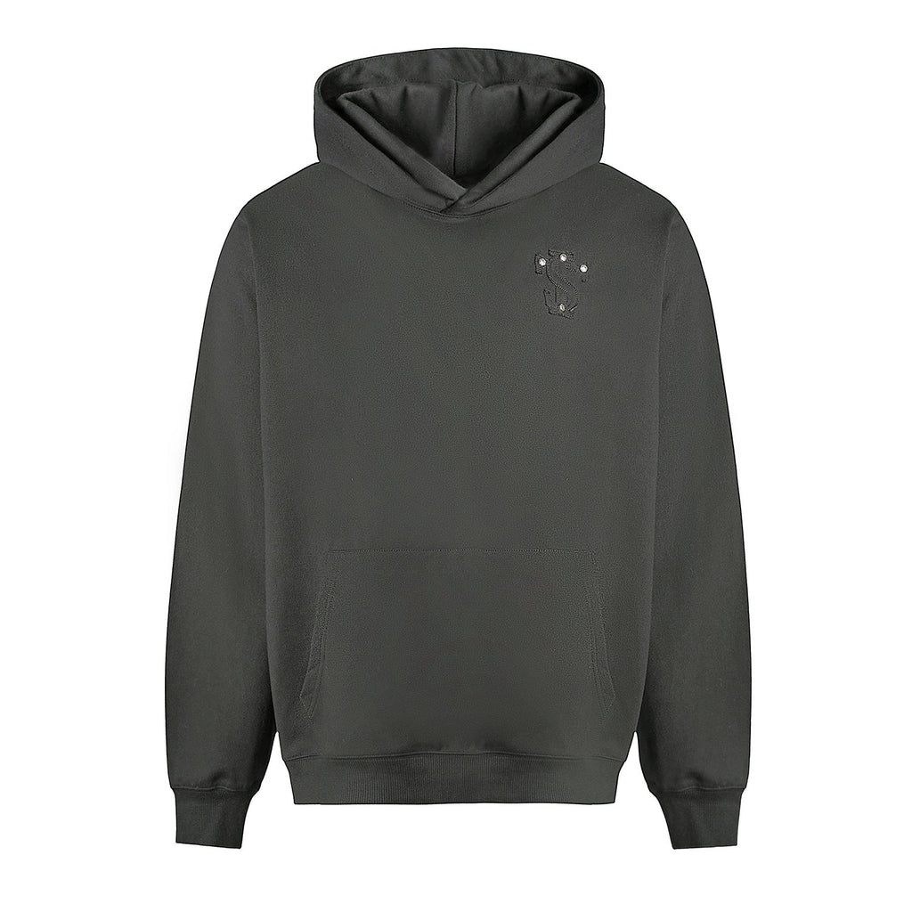 Small Town Kid Studded Logo Patch Hoodie