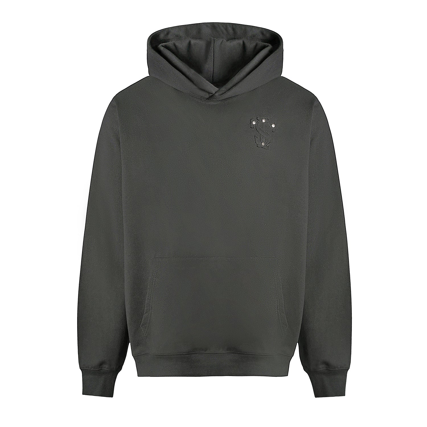 Small Town Kid Studded Logo Patch Hoodie