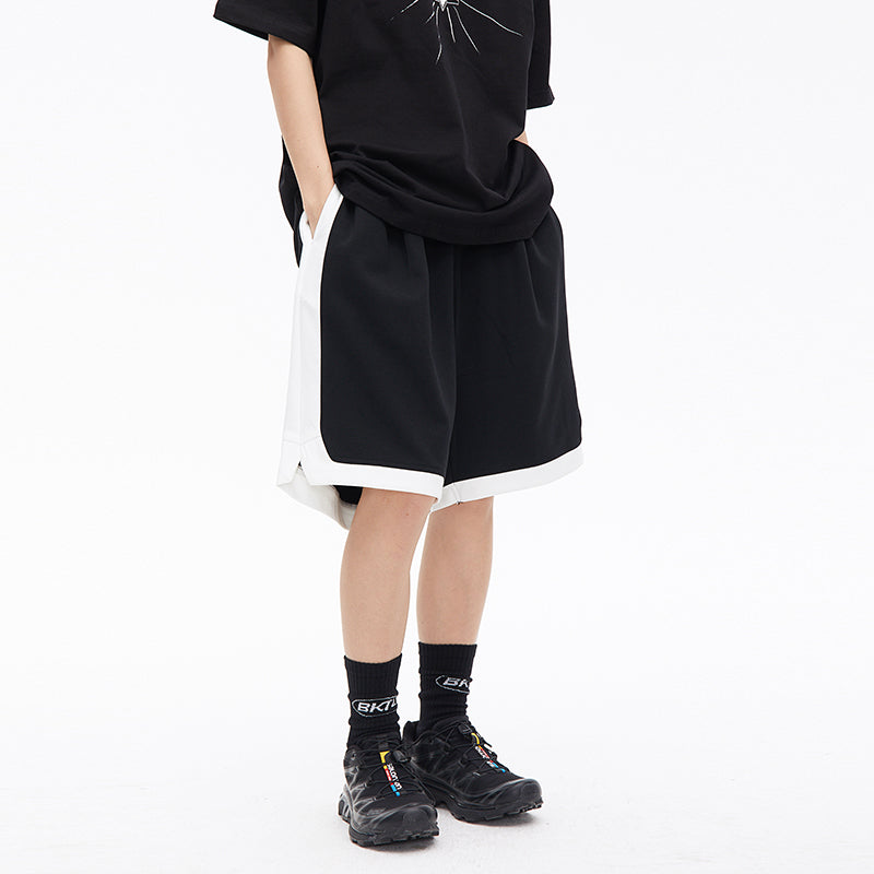 Contrast Color Basketball Shorts