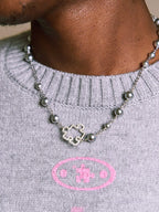YADcrew Puzzle Pearl Necklace