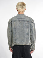 F3F Select Metal Decoration Washed Denim Jacket