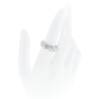 18K White Gold Diamond Small Coco Crush Full Paved Ring 54 7