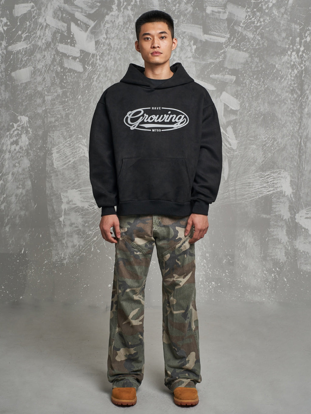 F3F Select 3D Printing Suede Hoodie