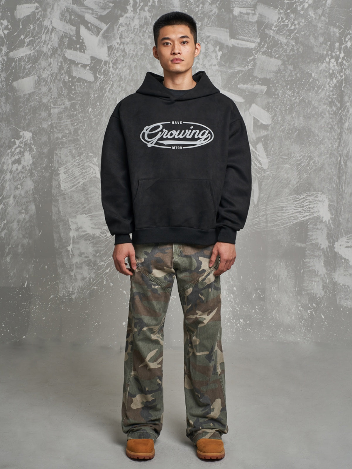 F3F Select 3D Printing Suede Hoodie